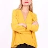 Okergeel Overslag Blouse -Progress Winkel esperance okergele overslag blouse