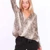 Slangenprint Overslag Blouse -Progress Winkel esperance slangenprint overslag blouse