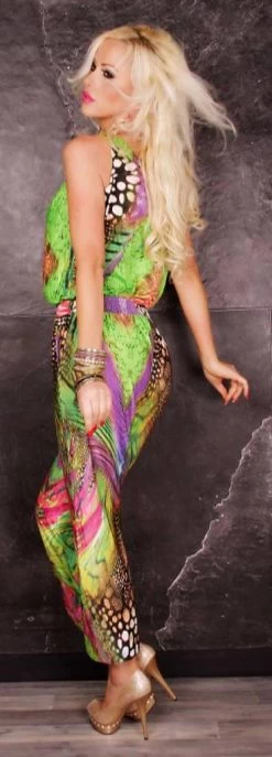 Progress Winkel -Progress Winkel f girl groen fuchsia jumpsuit 1