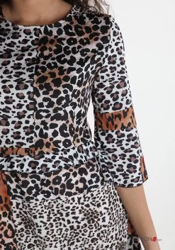 DIERENPRINT JURKJE MET VOLANTS -Progress Winkel fashionpo dierenprint jurkje met volants 4