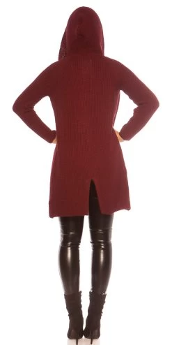 Bordeaux Vest Met Cappuchon -Progress Winkel in style fashion bordeaux vest met cappuchon 5