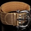 GOUDKLEURIGE BREDE RIEM MET STUDS -Progress Winkel in style fashion goudkleurige brede riem met studs