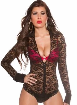 Zwarte Kanten Body -Progress Winkel in style fashion zwarte kanten body 2