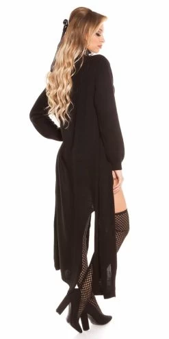 Lang Zwart Vest -Progress Winkel in style fashion zwarte trendy vest 2