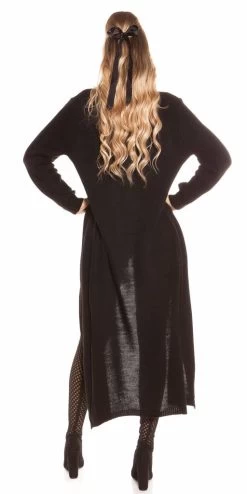 Lang Zwart Vest -Progress Winkel in style fashion zwarte trendy vest 4