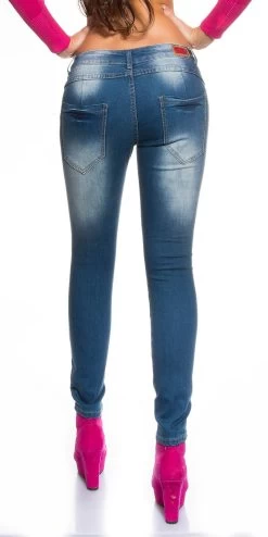 Progress Winkel -Progress Winkel koucla blauwe jeans in used look 1