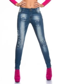 BLAUWE JEANS USED LOOS