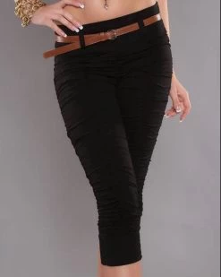 Capri Broek Zwart -Progress Winkel koucla zwarte capri broek 2