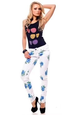 Bloemen Broek -Progress Winkel l m jeans bloemen broek 3