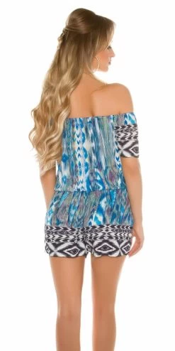 Jumpsuit -Progress Winkel marco co kleurenmix playsuit offshoulder 2