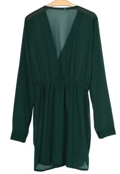 Groene Chiffon Blouse Koordje -Progress Winkel miss vip groene chiffon blouse 2