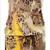 Geel Festival Jurkje Strass Luipaardprint 1 Geel Festival Jurkje Strass Luipaardprint -Progress Winkel missy geel festival jurkje met strass