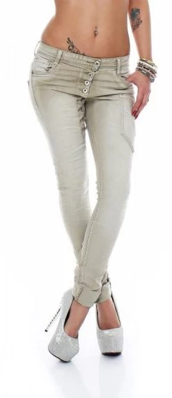 Harem Jeans Beige