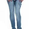 Harem Jeans -Progress Winkel mozzaar blauwe harem jeans