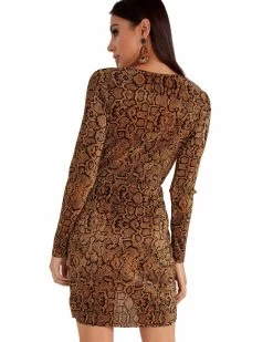 SLANGENPRINT WIKKEL LOOK JURKJE -Progress Winkel slangenprint wikkel look jurkje 1