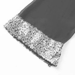 ZWART PARTY JURKJE -Progress Winkel zwart party jurkje met pailletten 5